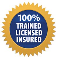100% trained, licensed and insured pest experts